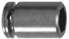 Apex M5P10 Douille à chocs magnétique 5/16" x 6 pans courte à prise 1/2" pour vis auto-perforantes