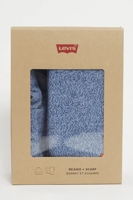 blue hat scarf set