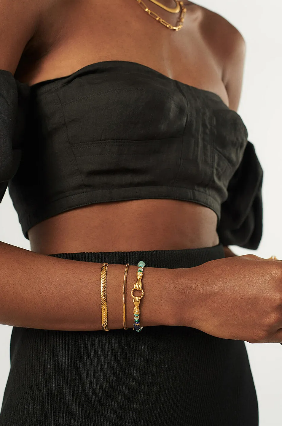 Bracelet en perles de pierre Harris Reed In Good Hands