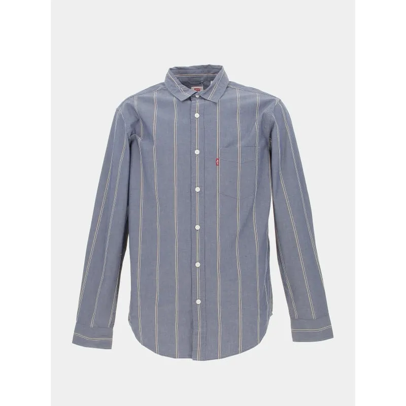 Burgundy Plaid Men's Shirt - Armani Exchange | wimod