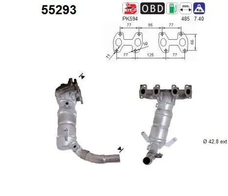 Catalyseur AS 55293 