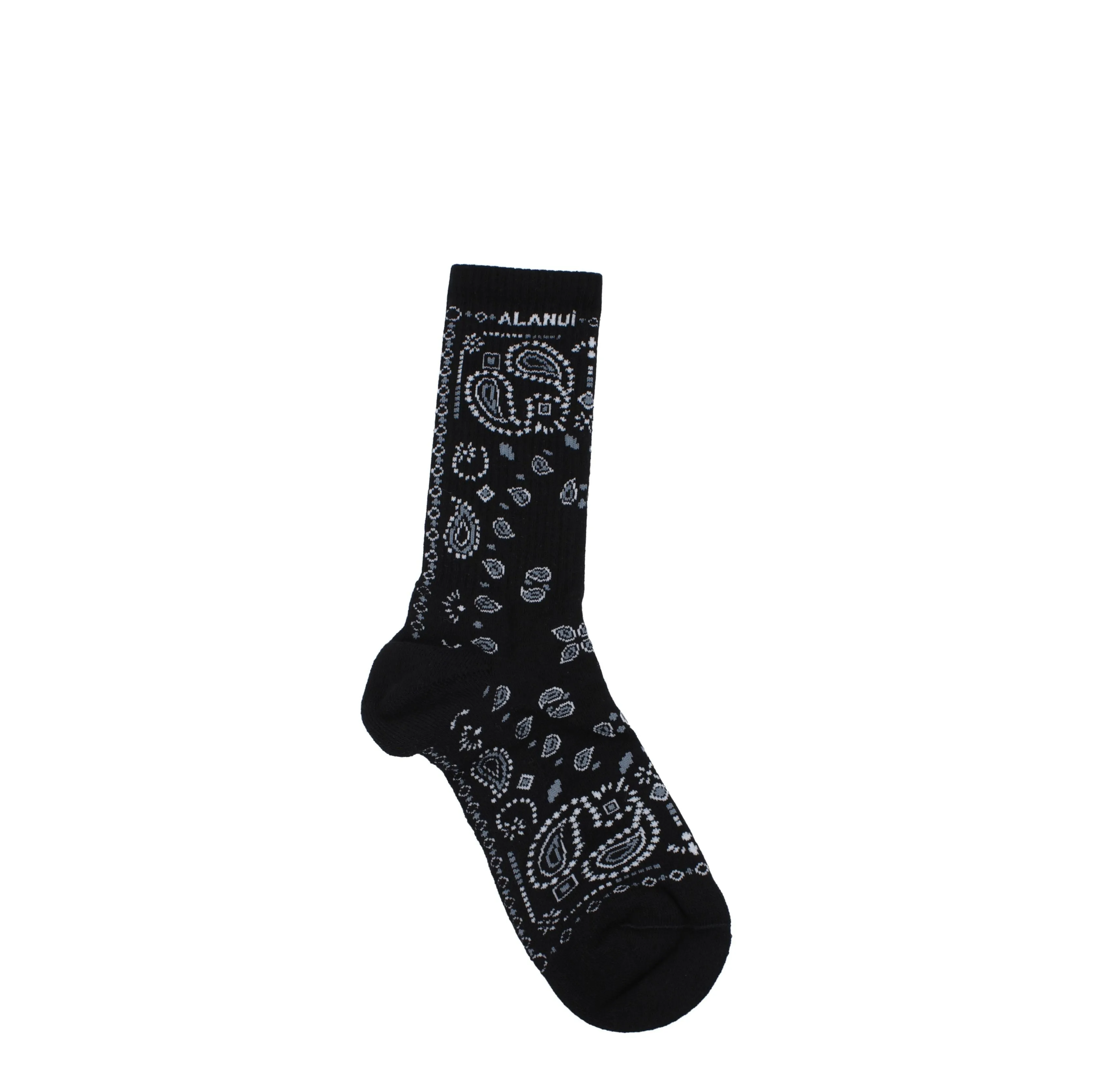 Chaussettes alanui femmes coton noir