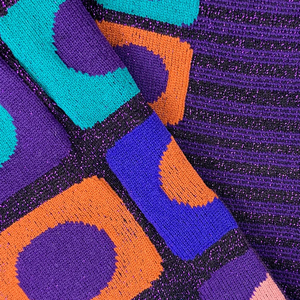 Chaussettes Lamé Gleam Violet