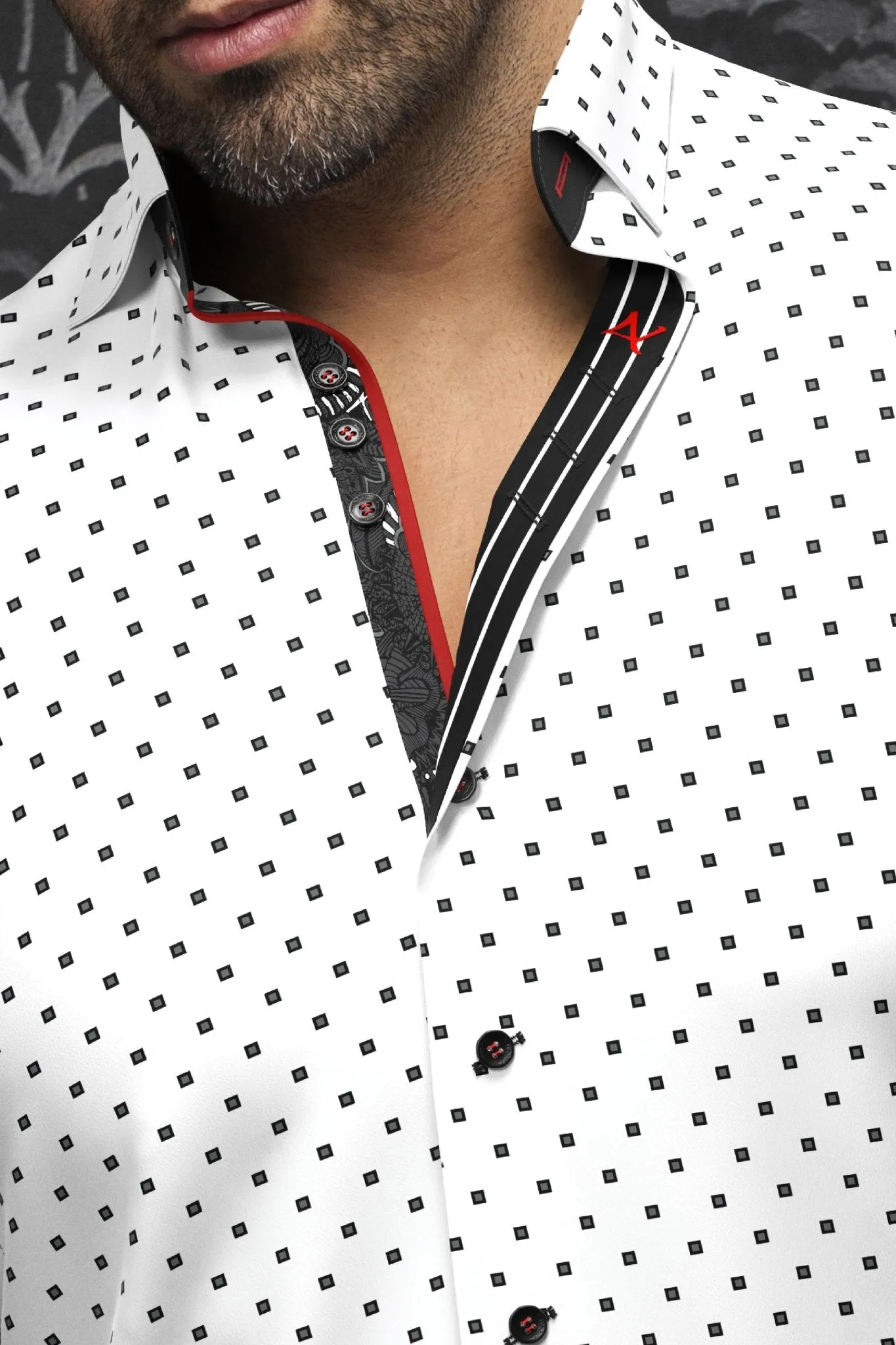 CHEMISE | SANTANA, White Black