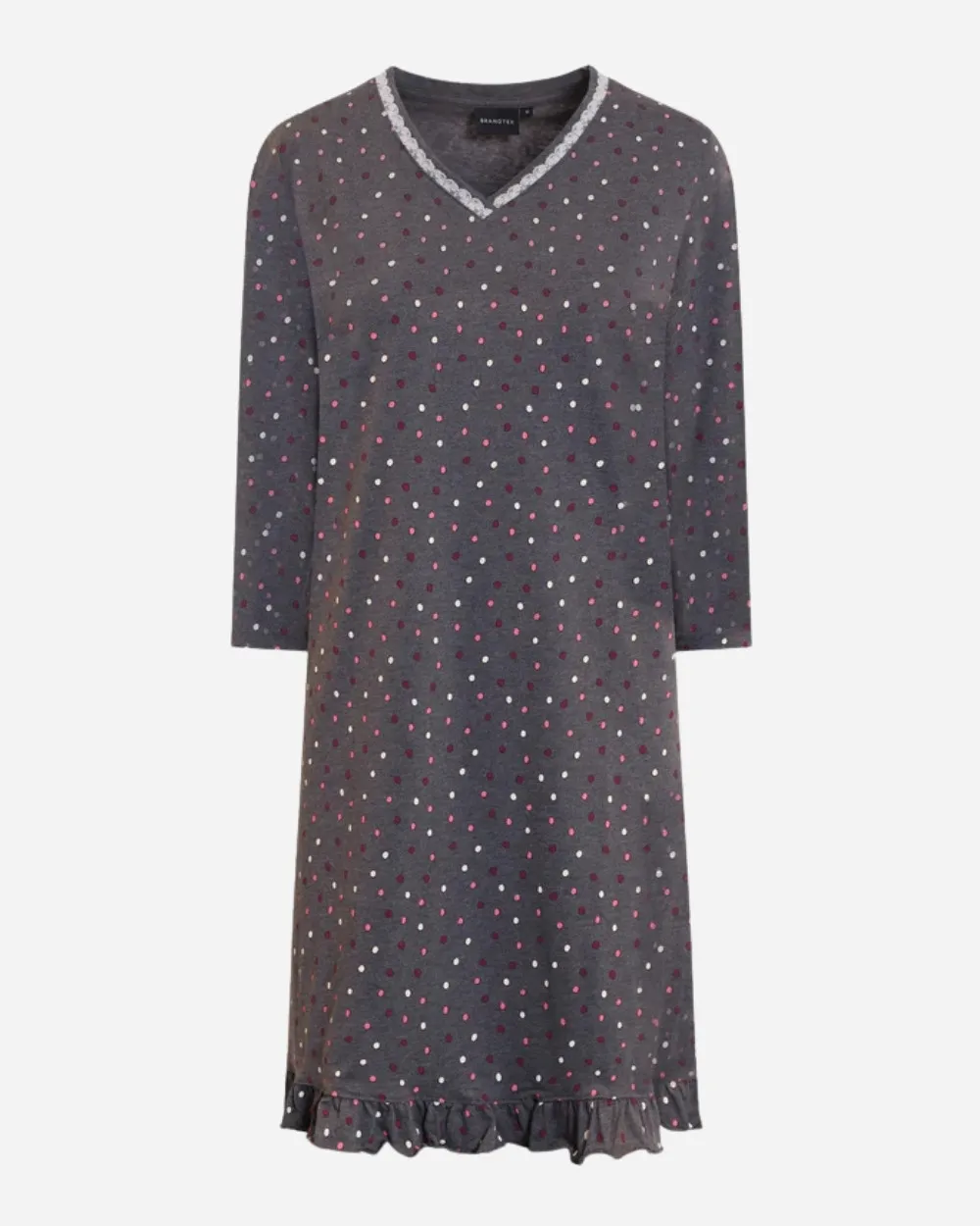 Chemise de nuit à pois