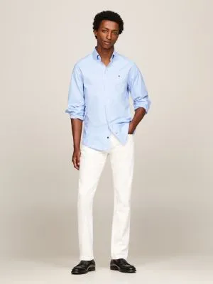 Tommy Hilfiger TH Flex standard fit Oxford shirt | Blue
