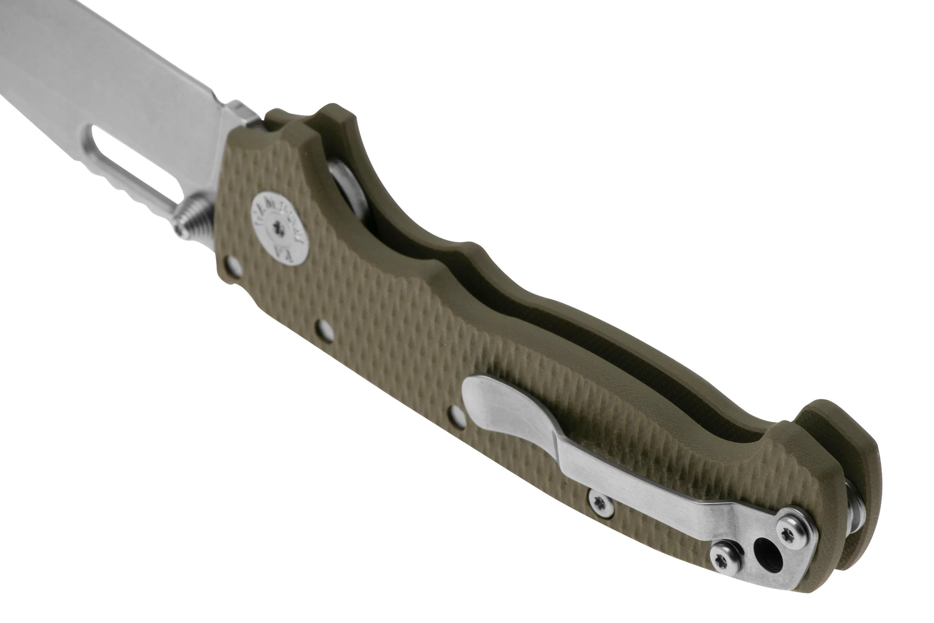 Demko Knives MG AD20S Shark-Lock, CPM 20CV Clip Point MGAD20S-OD-GRN OD-Green G10, couteau de poche