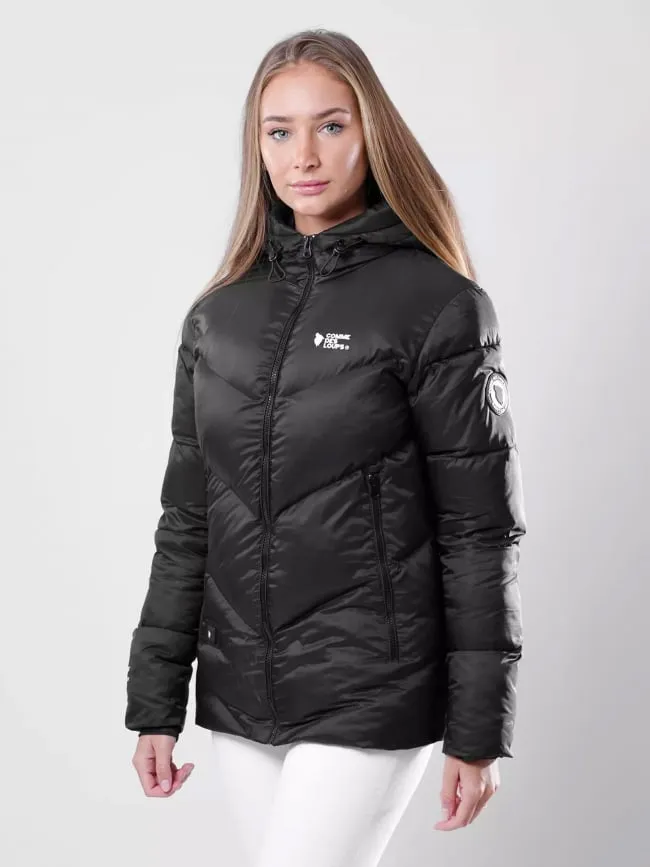 Heated York Black Women's Jacket - Comme Des Loups
