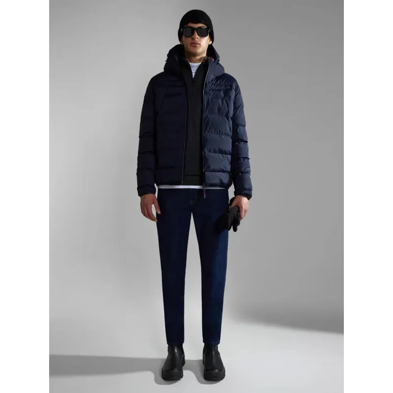 Winter Men's Navy Blue Newton Jacket - Napapijri | wimod