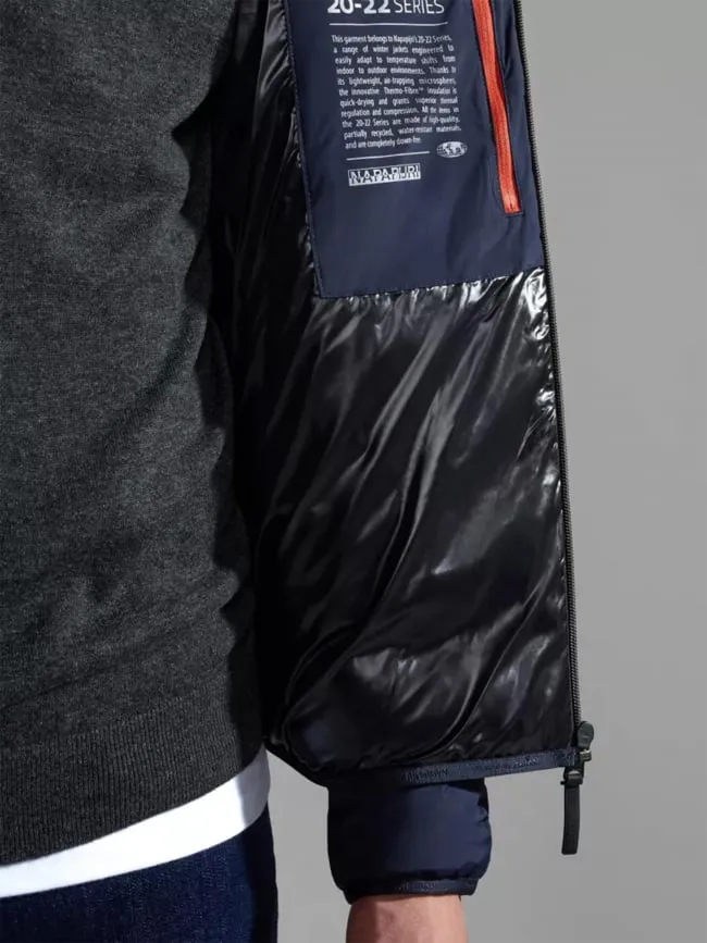 Winter Men's Navy Blue Newton Jacket - Napapijri | wimod