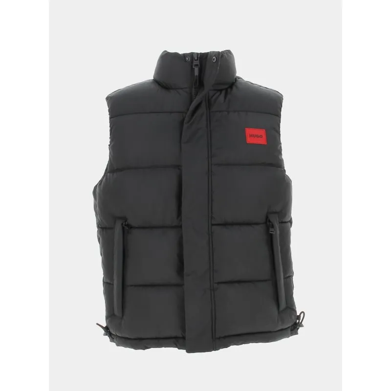 Men's Reversible Blue Red Sleeveless Puffer Jacket - Izac | wimod