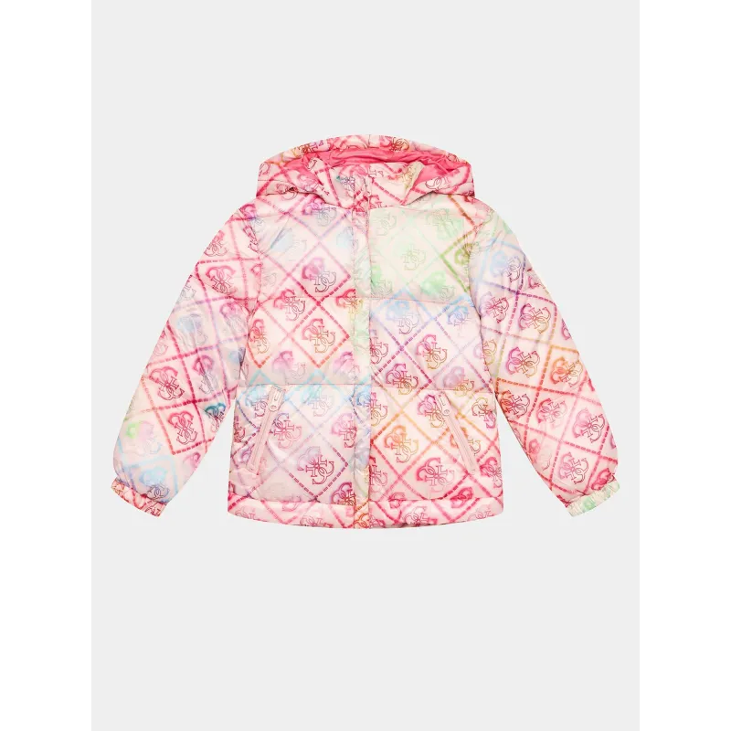 Black Monochrome Girl's Jacket - Le Temps Des Cerises | wimod