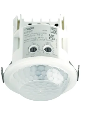 détecteur mini 10 mètres de présence et mouvement plafond encastré KNX EASY/ETS HAGER TXD501