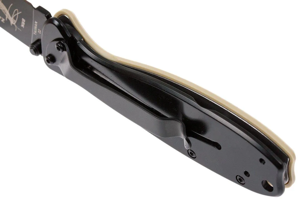 ESEE Knives Zancudo D2 Desert Tan-Black, BRKR2DTB couteau de poche