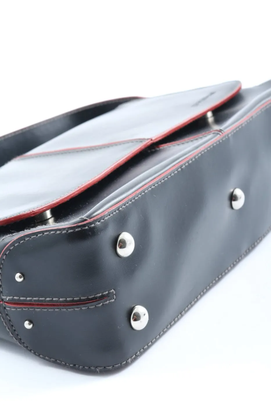Fabiani Sac porté épaule bleu-rouge style décontracté