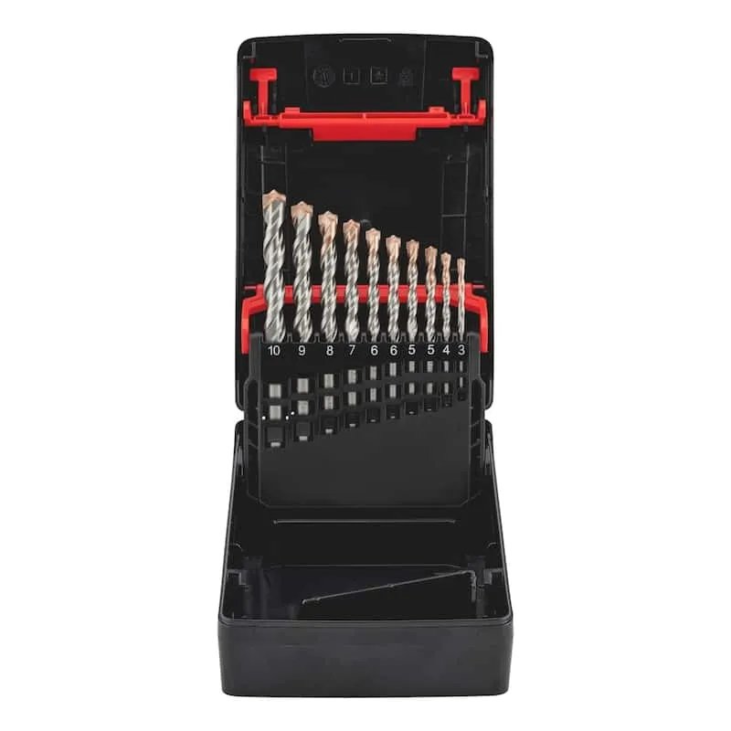 Foret percussion DUO-S assortiment queue cyl. 10 pcs Syska