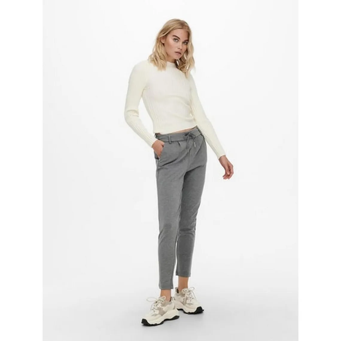 Grey Viscose Wynn Pants | 3 Suisses
