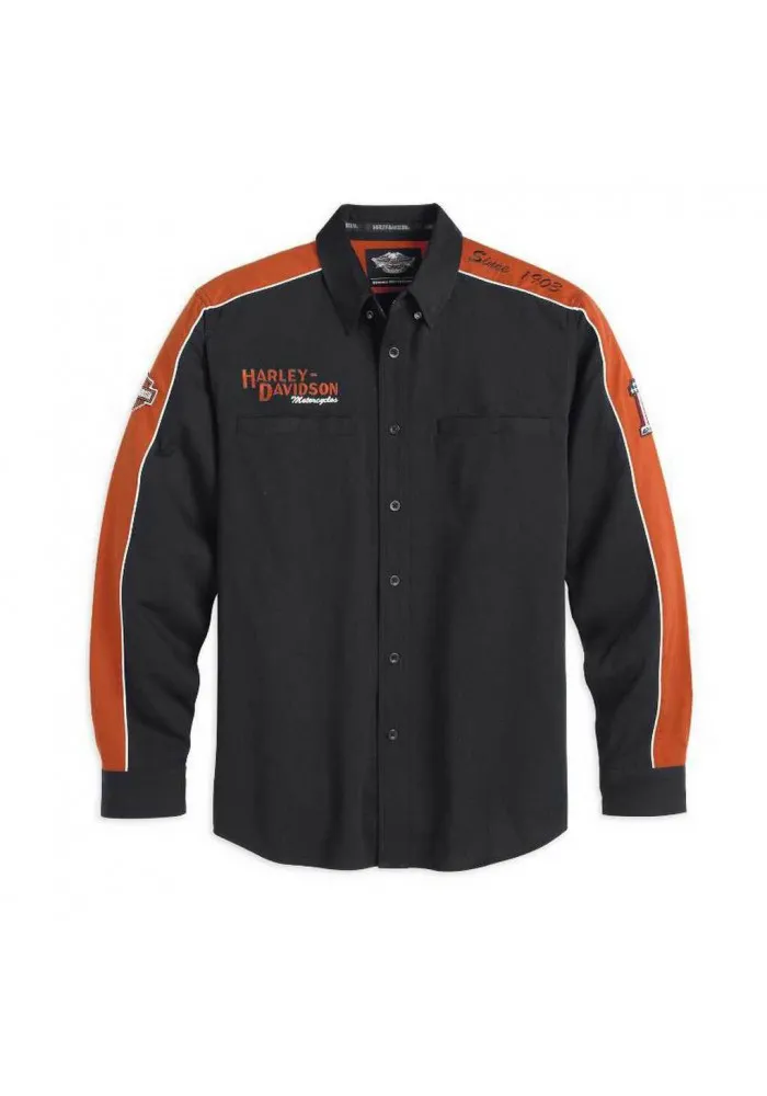 Harley Davidson Men's Prestige Long Sleeve Shirt 99073-13VM