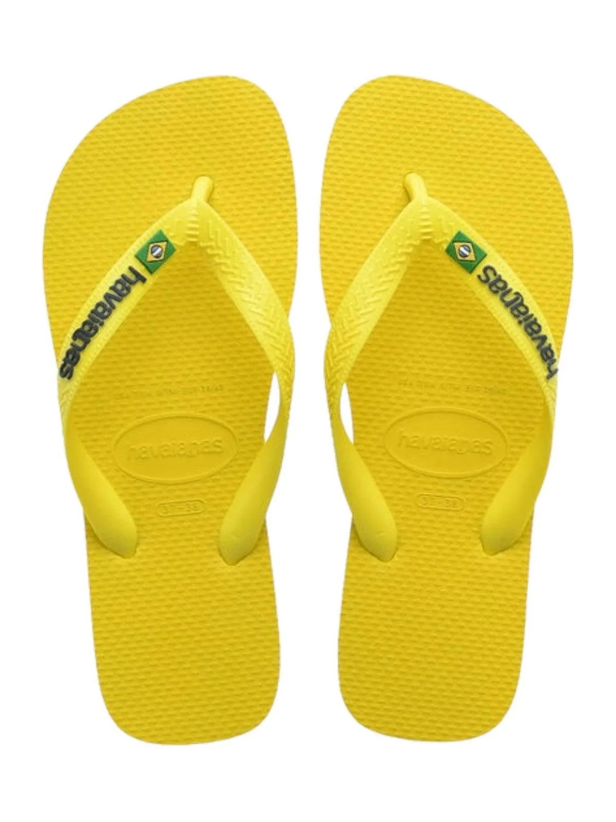 HAVAIANAS Tongs adultes unisexes Hav. Brasil Logo Néon 4149370.8809 Ja