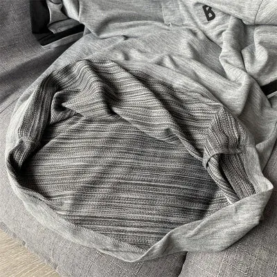 Importé -  T-Shirt Polo Homme  Manches Courtes Décontracté En Tissu De Fil
