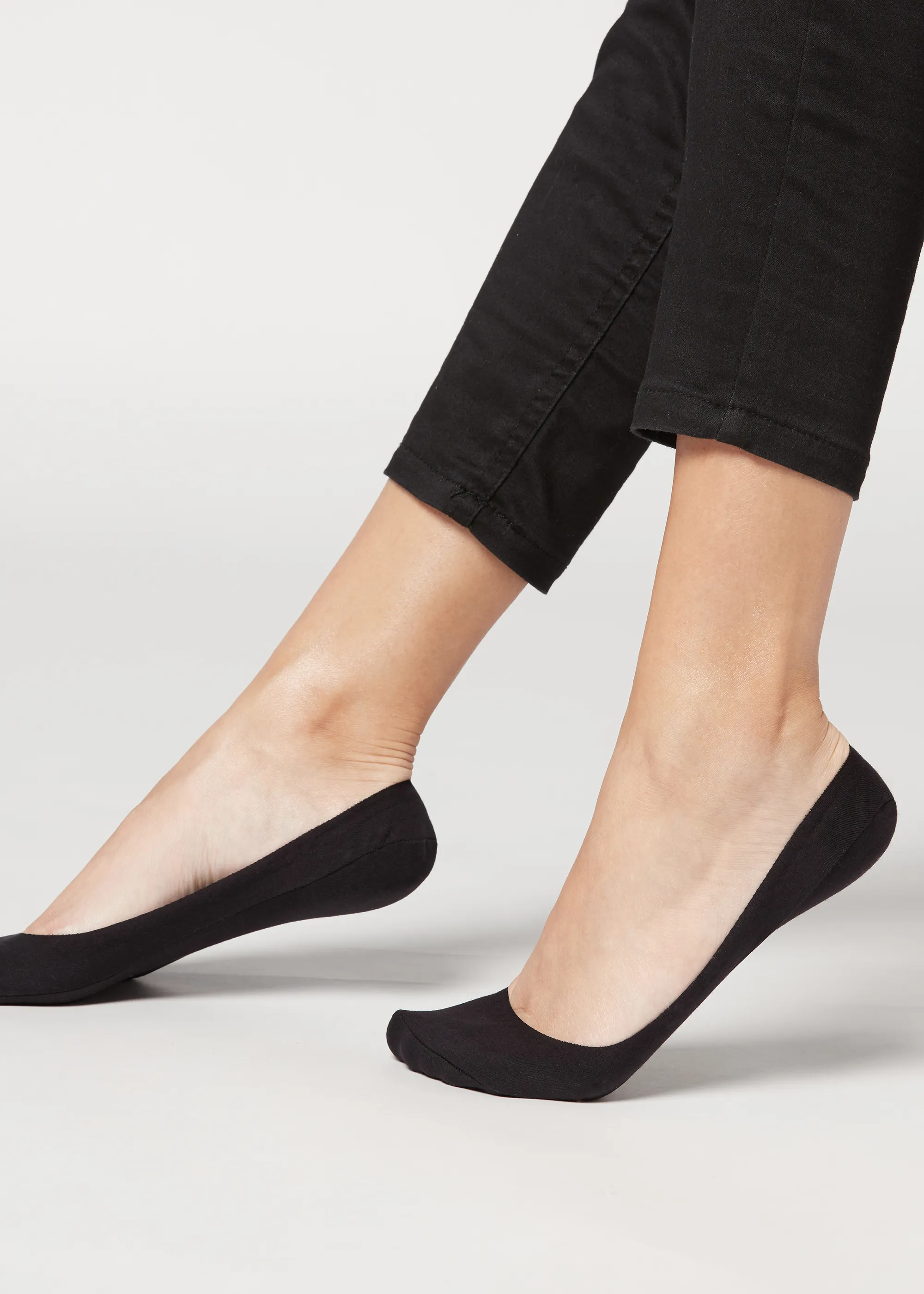 Invisible Cotton Seamless Edge Socks - Calzedonia