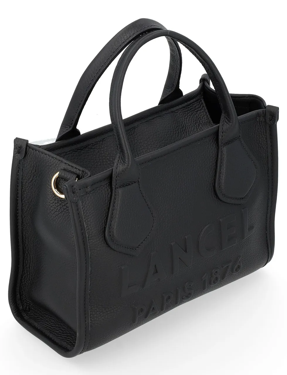 Lancel Jour S Tote Bag en cuir noir