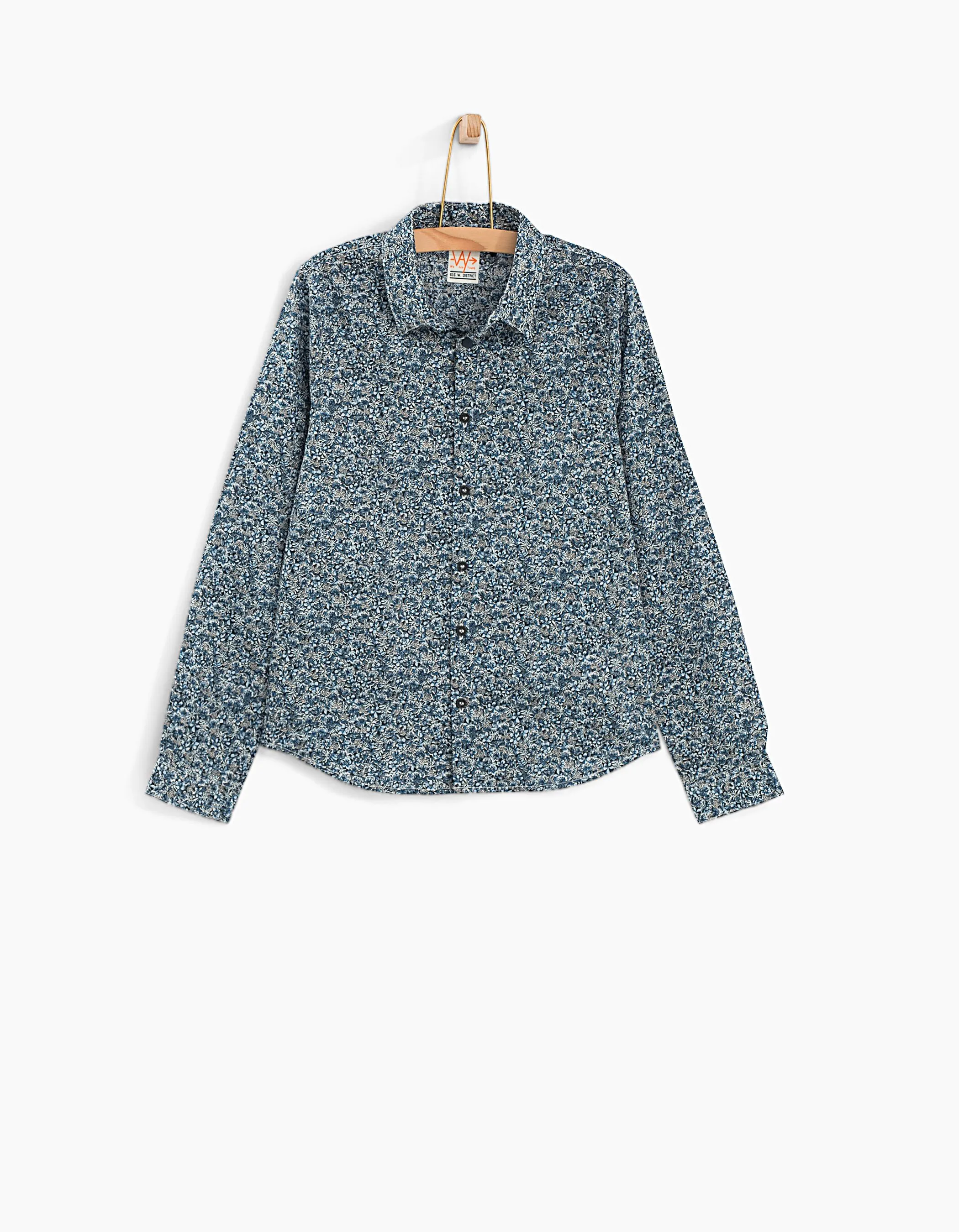 Liberty® Navy Floral Print Boys Shirt - Search Result: Navy Liberty® Boys Shirt - Floral Print