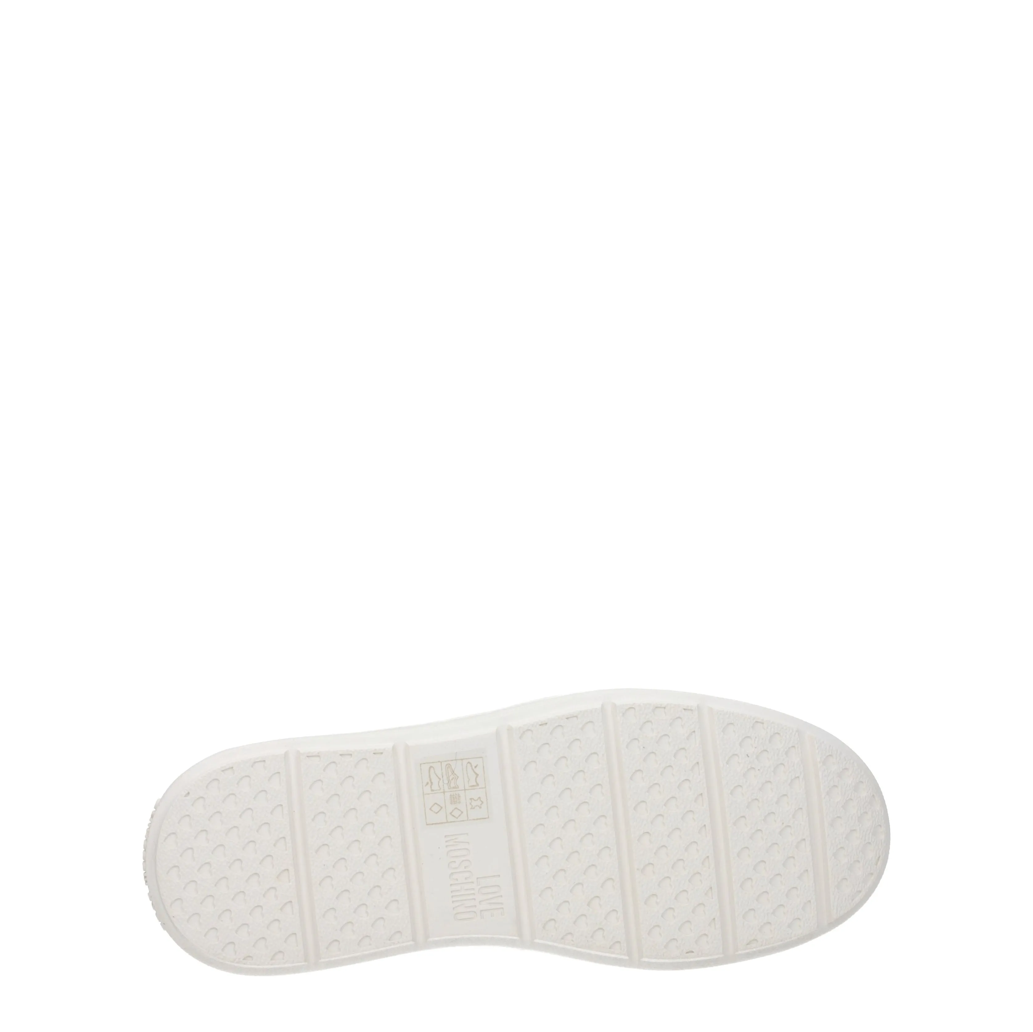 Love Moschino Sneakers Femme en cuir blanc