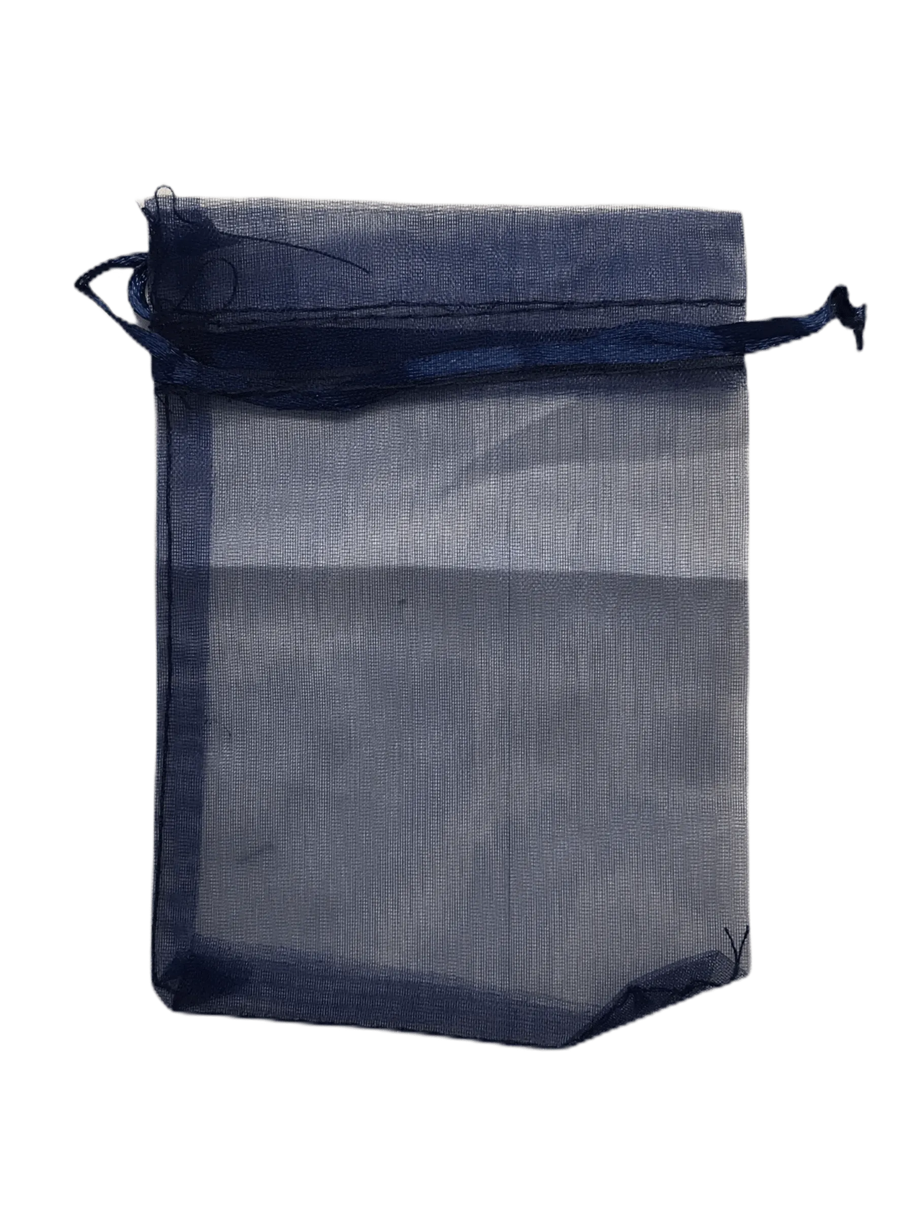 navy blue organza bags (pack of 50)