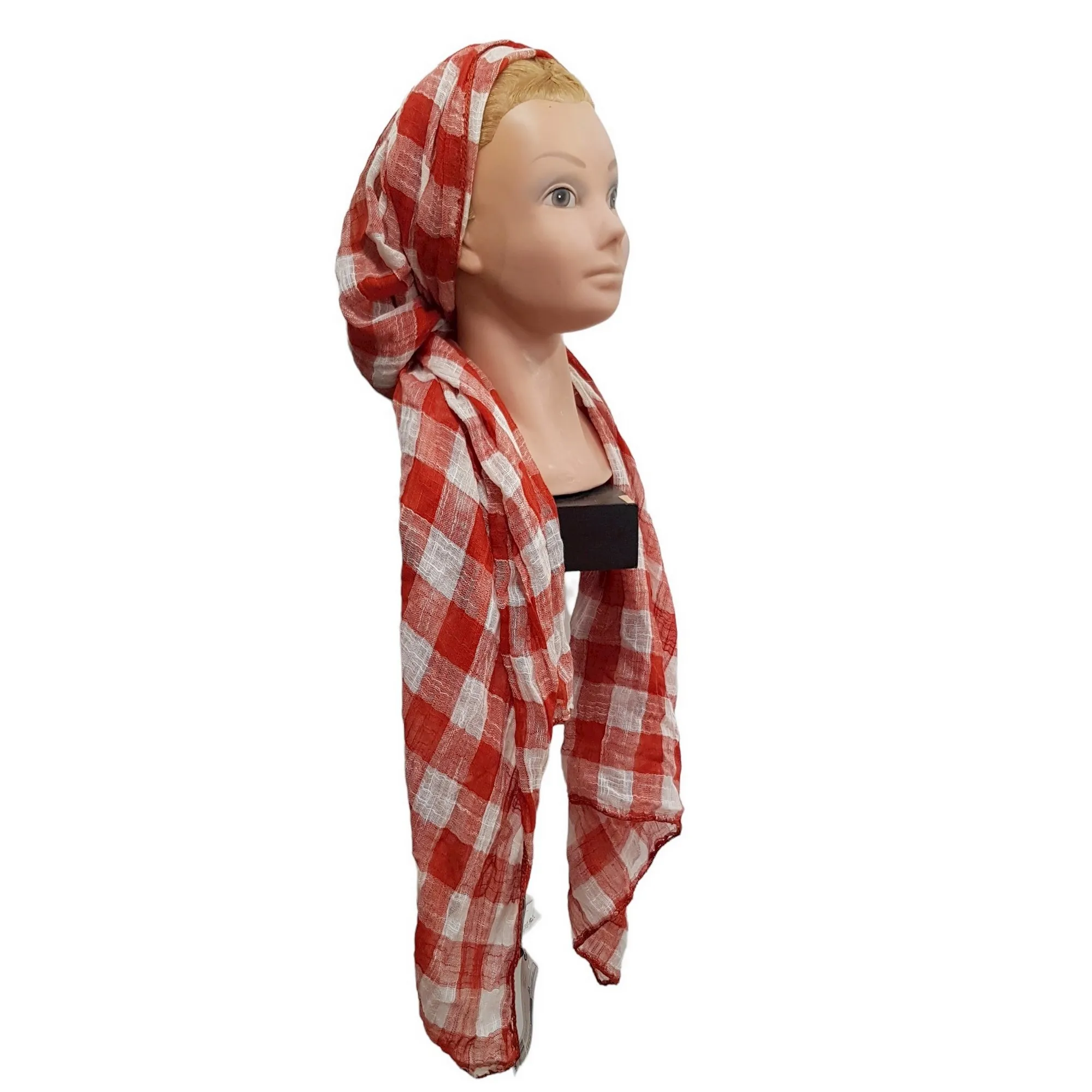 Scarf Shawl Checkered Monoprix New with Tags