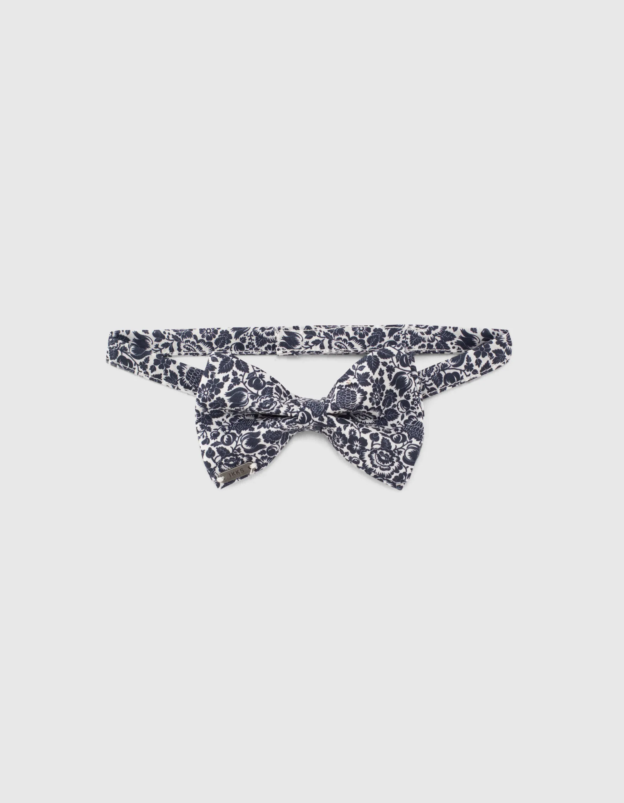 Nœud papillon bleu calanque tissu Liberty garçon 