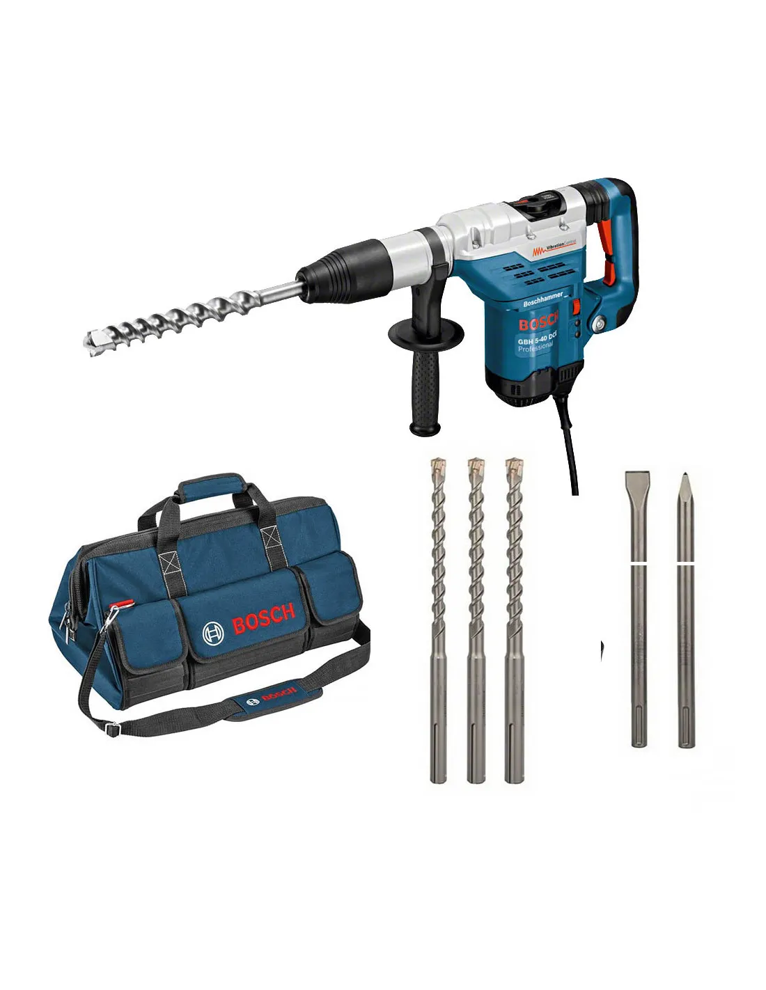 Pack Marteau perforateur BOSCH GBH 5-40 DCE + Accessoires | 06159975X1 - Bosch