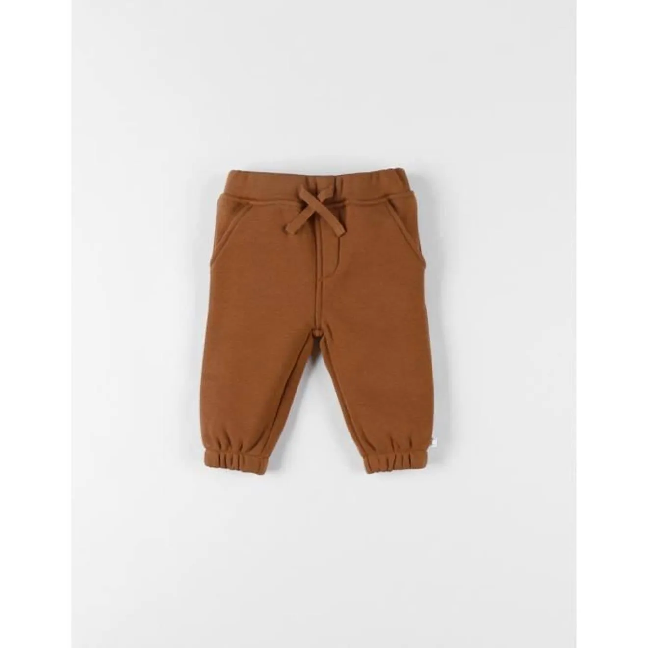 Brown Pullover Jogging Pants in Pulloloudoux® fabric - Noukies