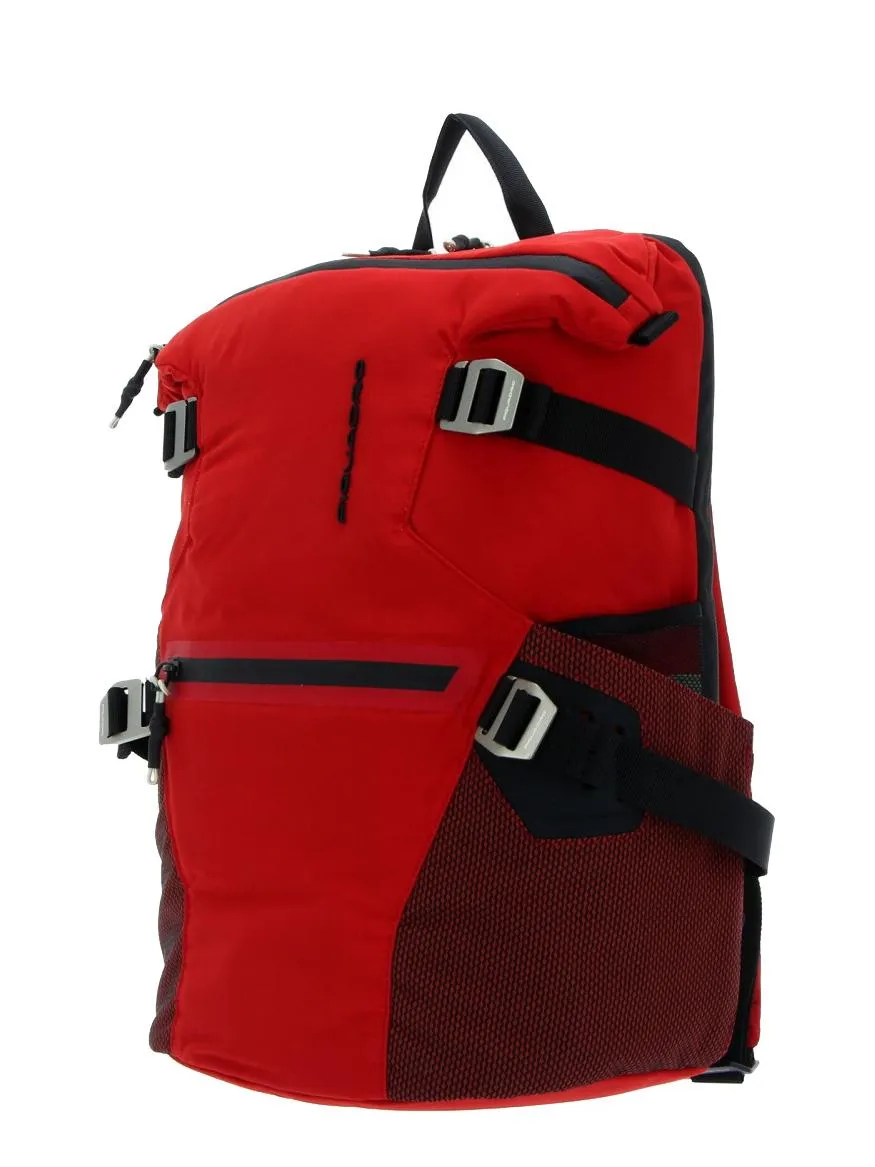 Piquadro Modular Sac À Dos 15,6 " Rouge - Achetez À Prix Outlet!