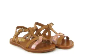 Pom d api nu pied plagette salome tek camel