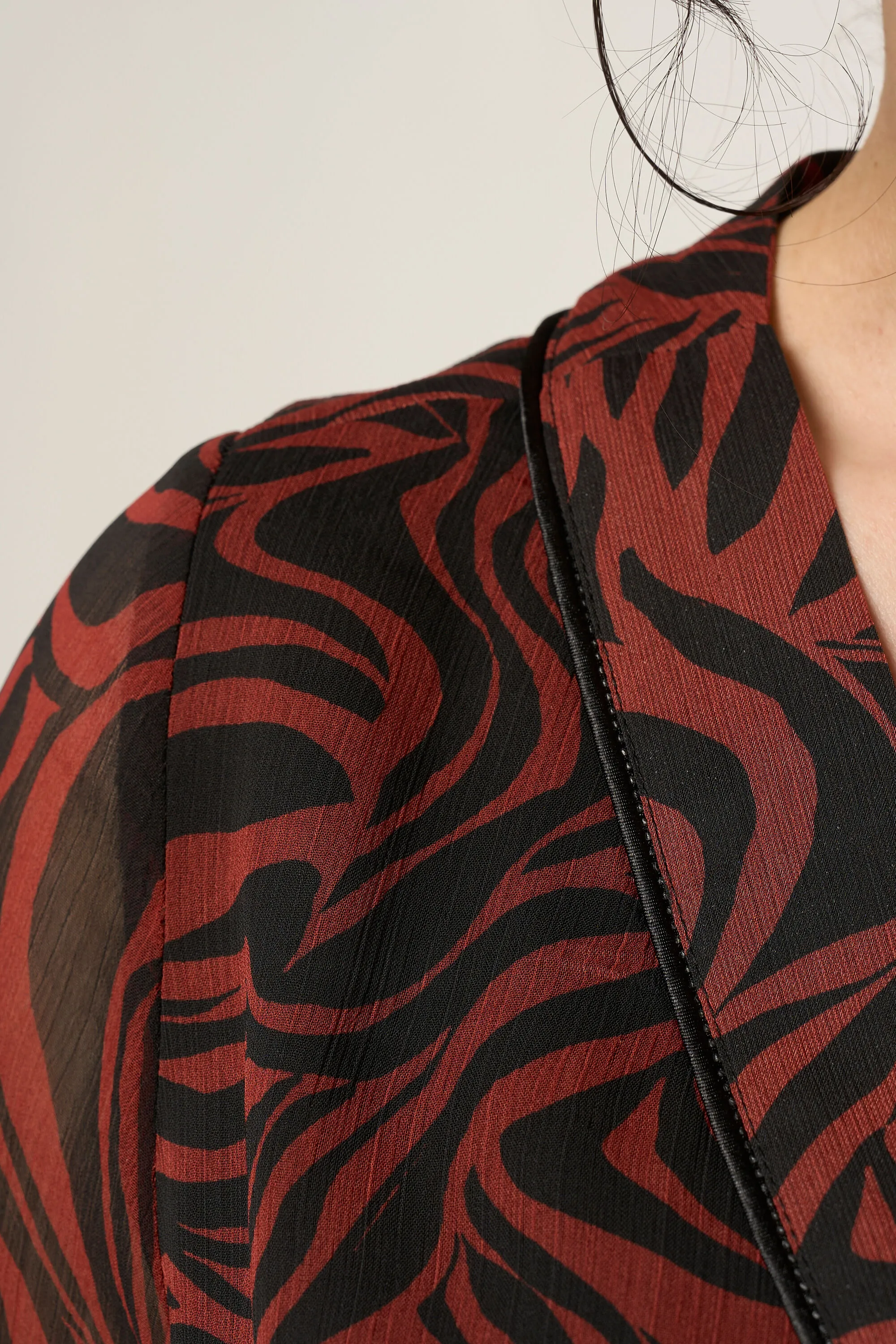 Robe en mousseline avec imprimé