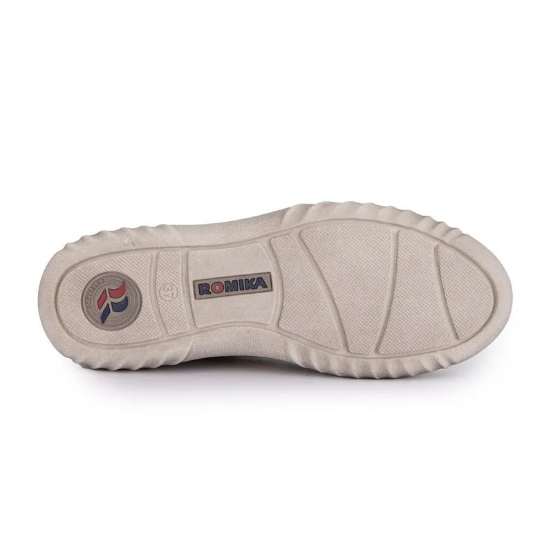 Romika Women's Multicolor Rhinestone Canvas Sneakers with Laces.