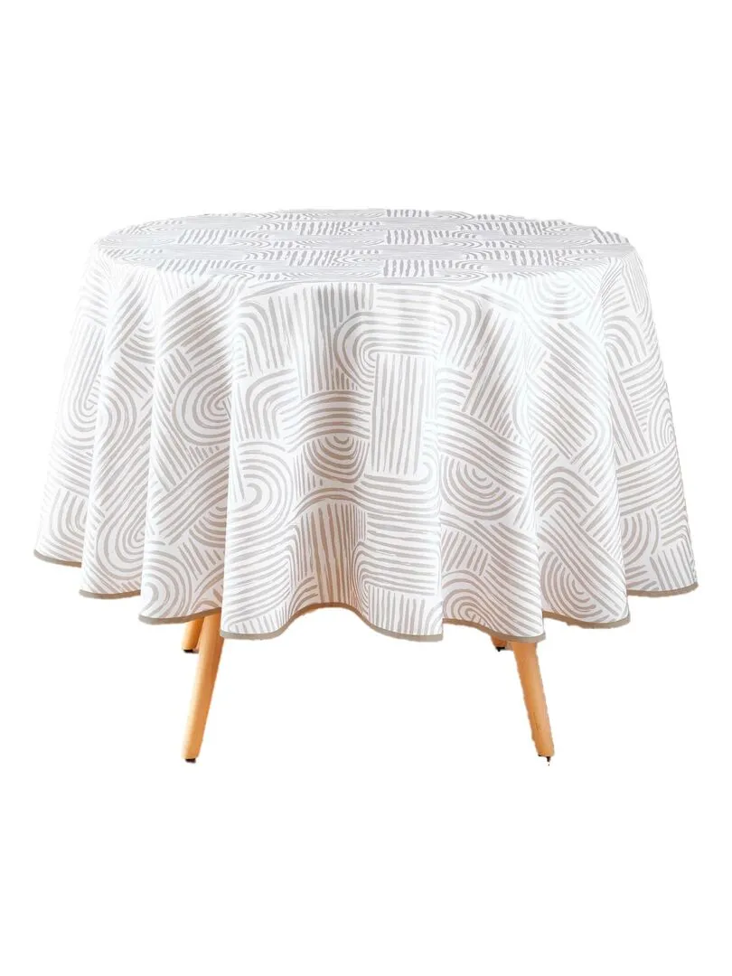 Round Black Pandora Tablecloth