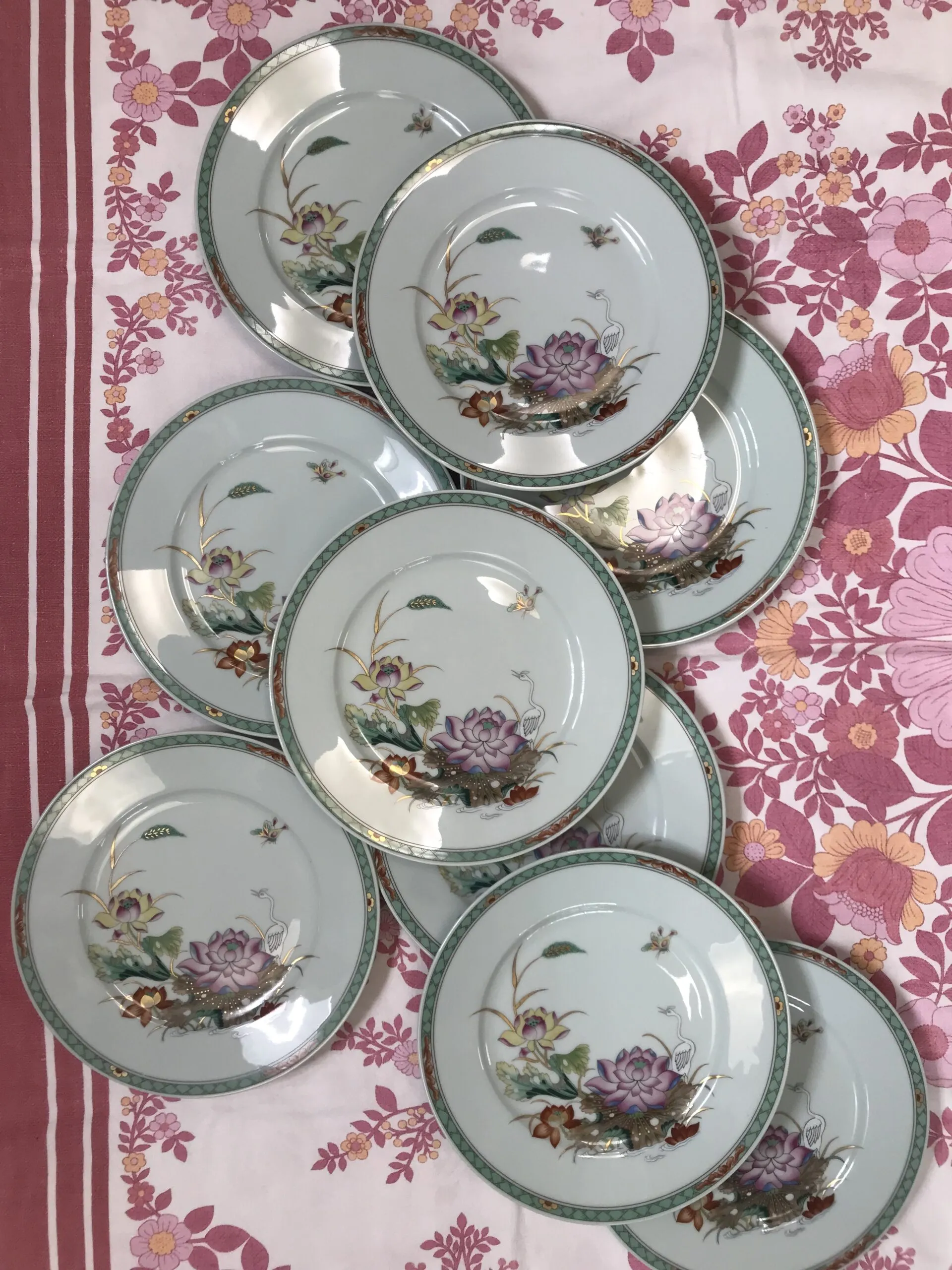 Service 12 grandes assiettes Raynaud - Ressourcerie Histoires Sans Fin