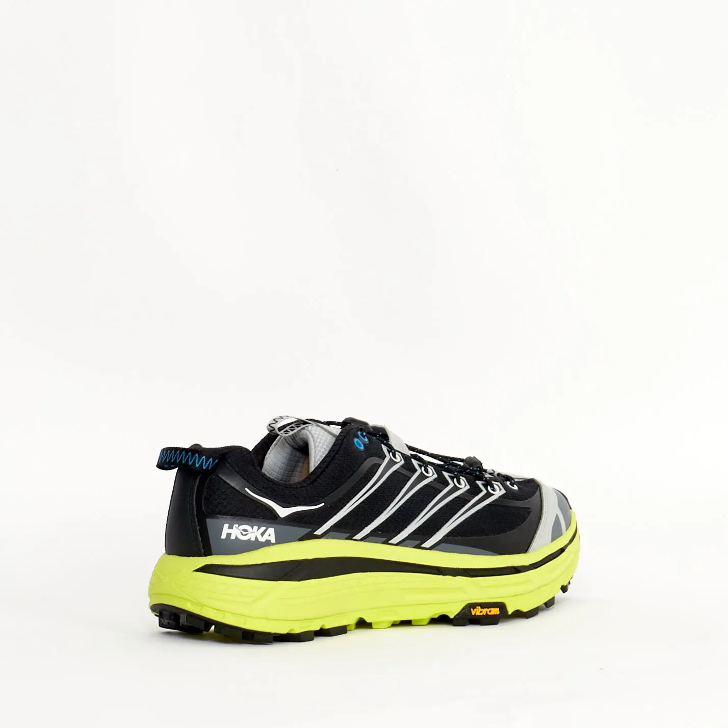 Sneakers Hoka Mafate Three 2 Noir et Hoka Citrus