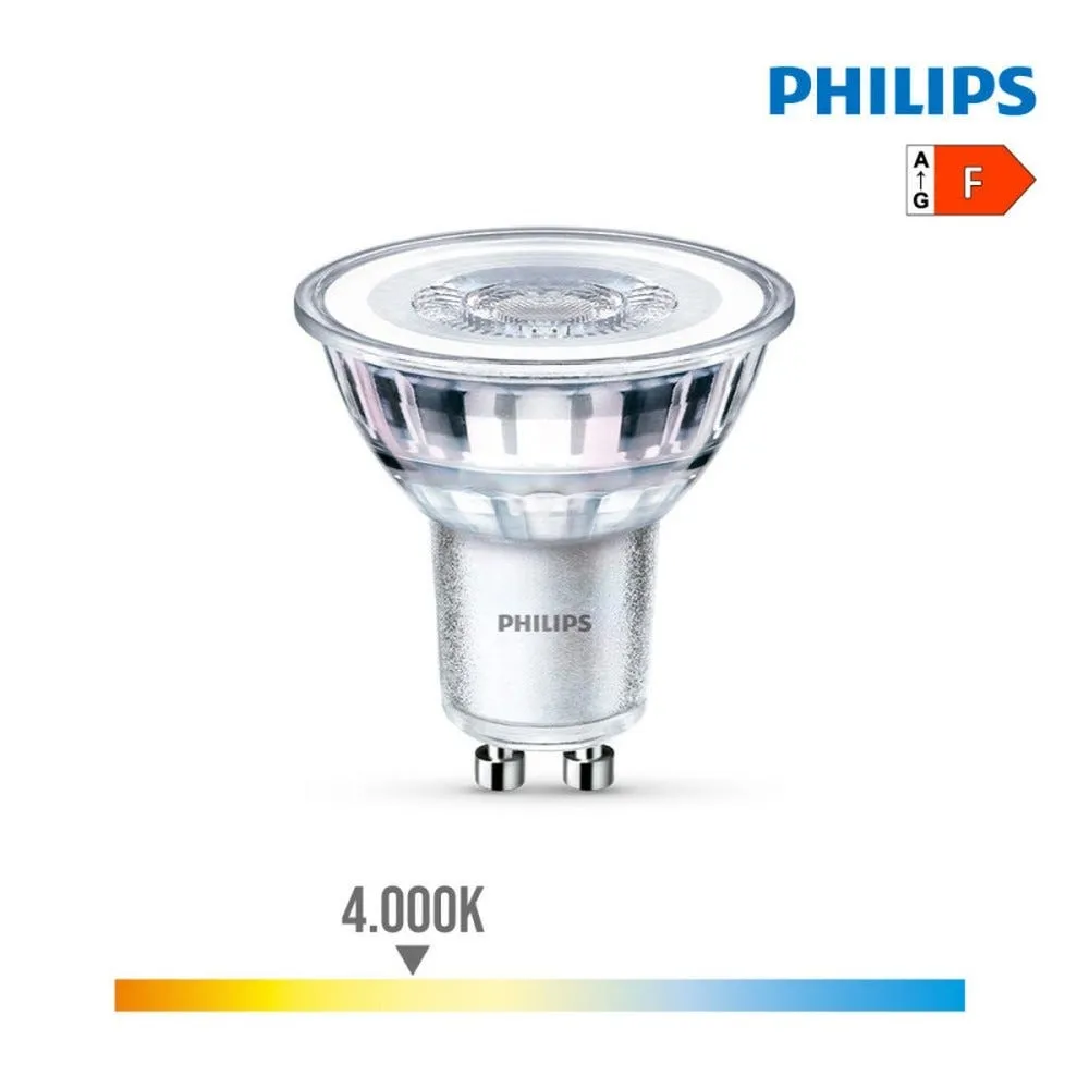 Spot led gu10 4,6w dicroïque équivalent à 50w blanc naturel 4000k