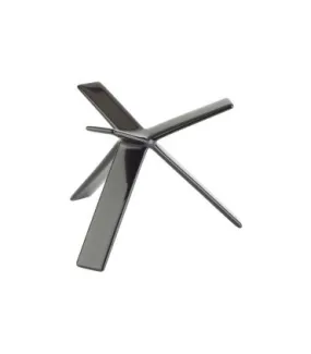 Support buffet trépied noir H 12 cm