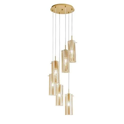 Suspension E27 LUCE DESIGN Ø35x150cm or Magic  - I-MAGIC-S6-ORO