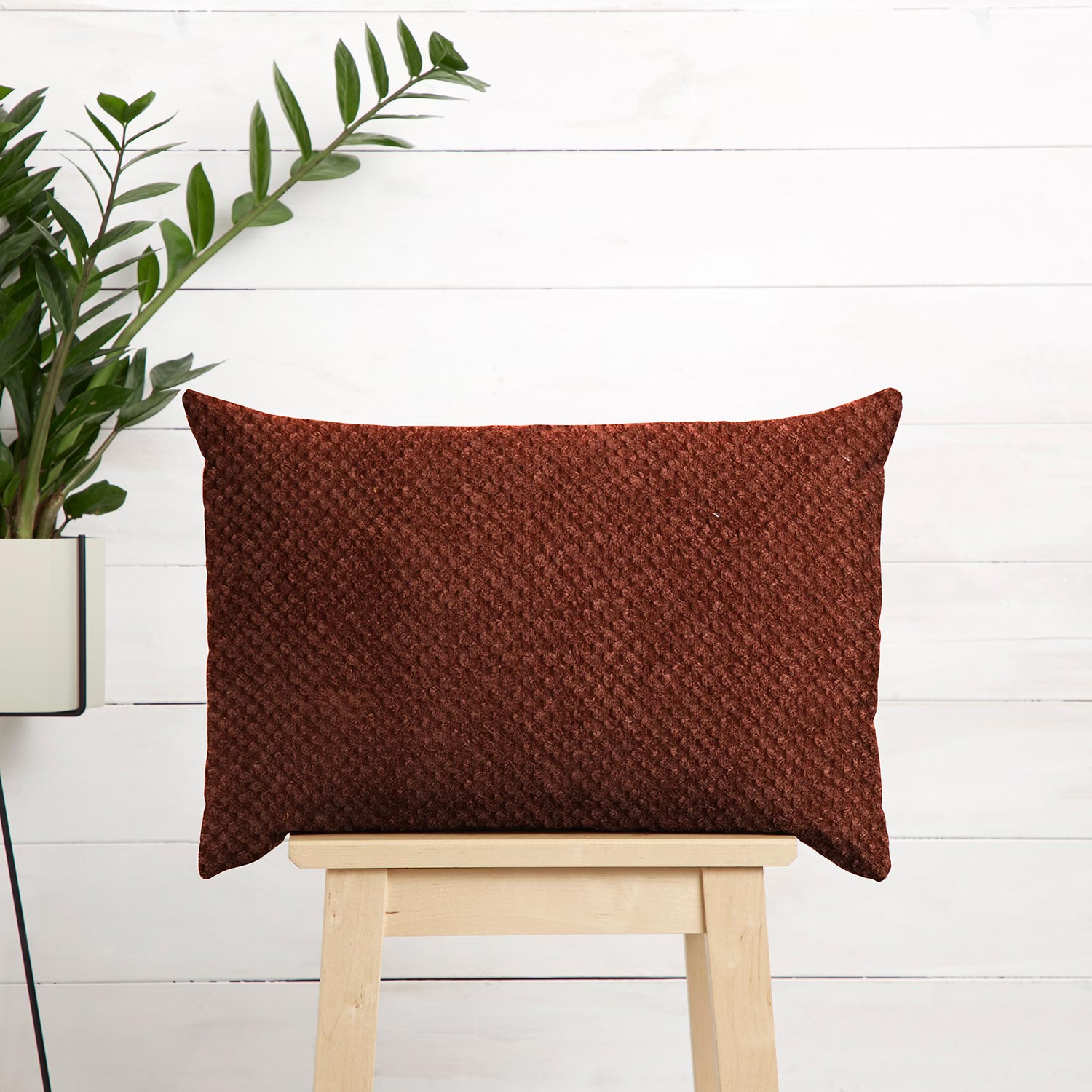 Tissu de revêtement motif texturé doux – bronze