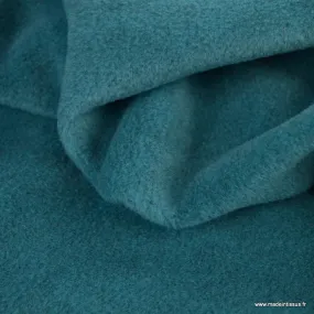 Tissu Polaire Made in France haut de gamme vert canard - oeko tex