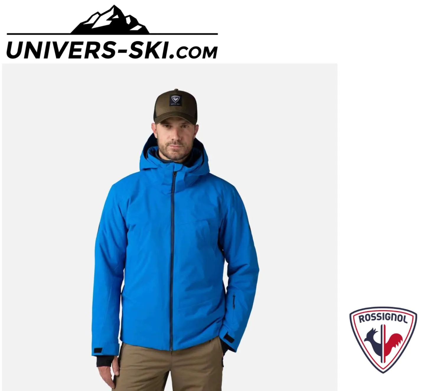 Veste de ski ROSSIGNOL Homme Contrle JKT Lazuli Blue 2025