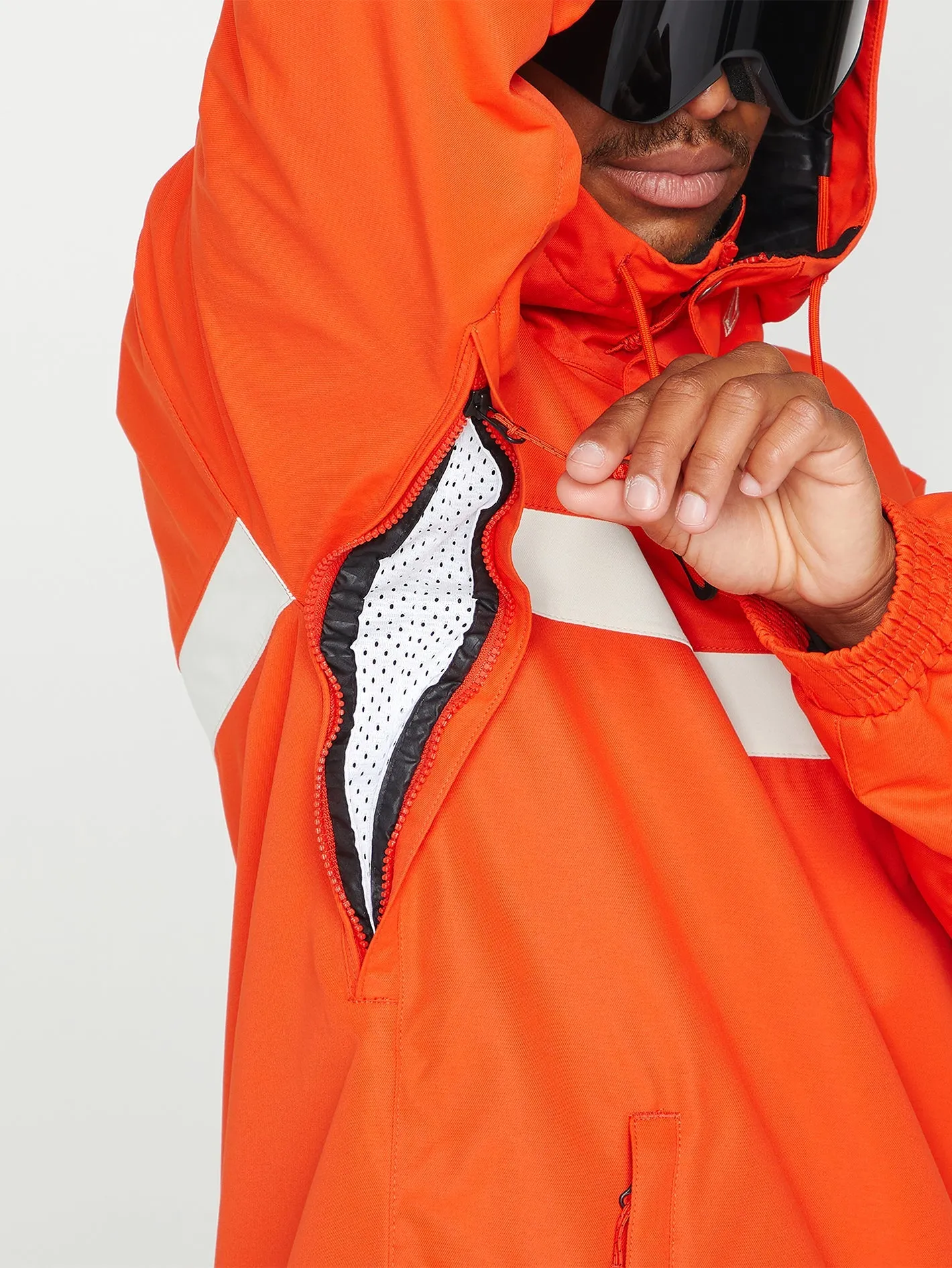 Veste de snow Longo Pullover - Orange Shock