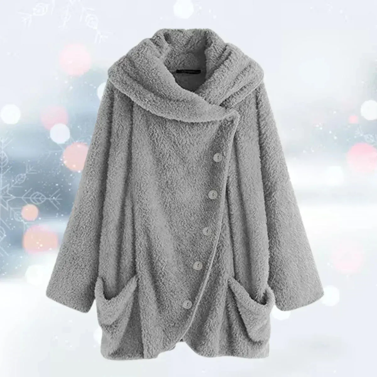Veste en peluche à la mode - Douceur et confort - Veste tendance pour 