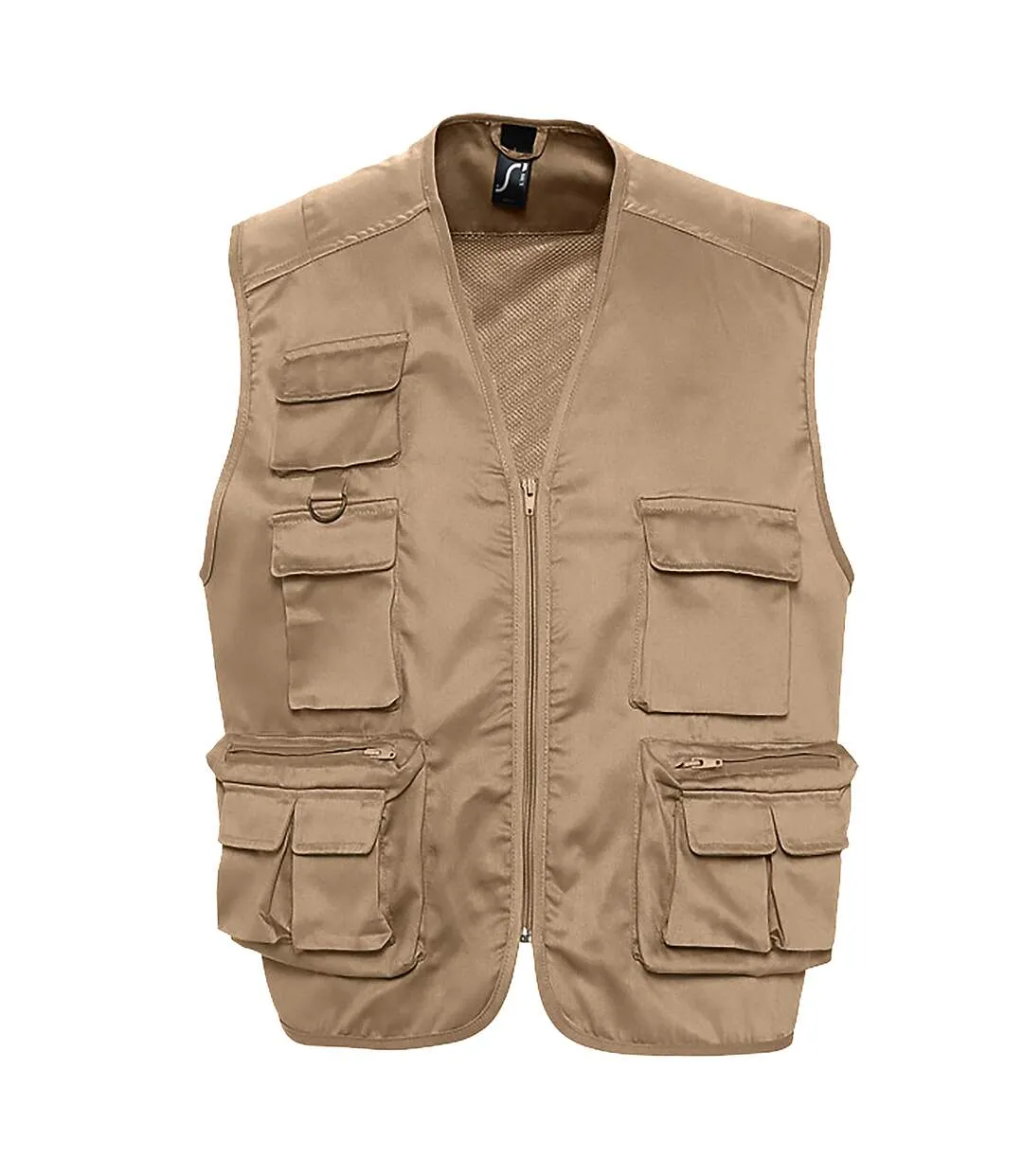 wild beige men's sleeveless jacket SOLS