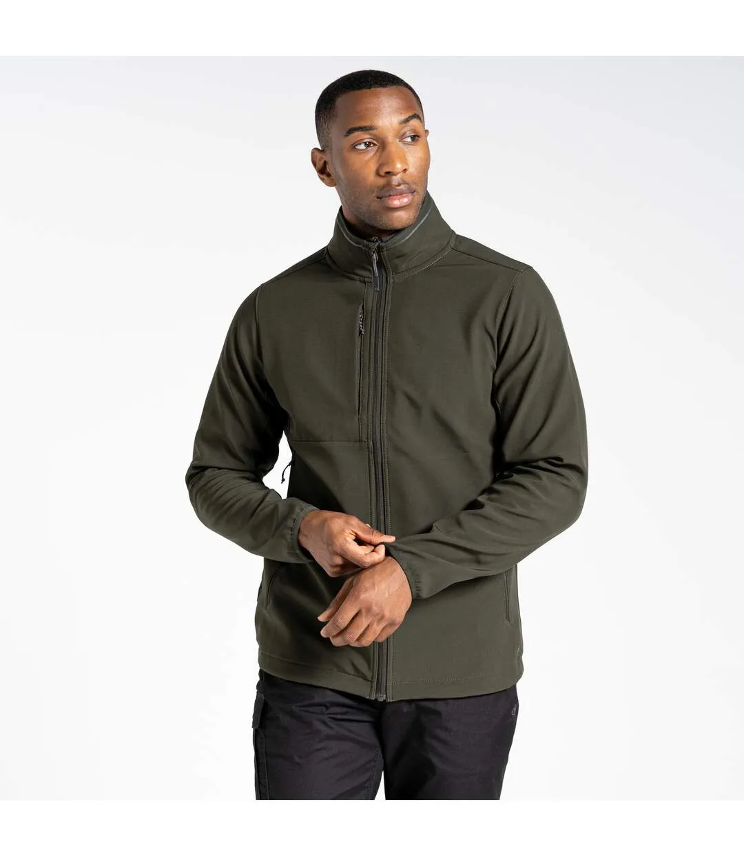 Craghoppers Men's Green Khaki Basecamp Softshell Jacket